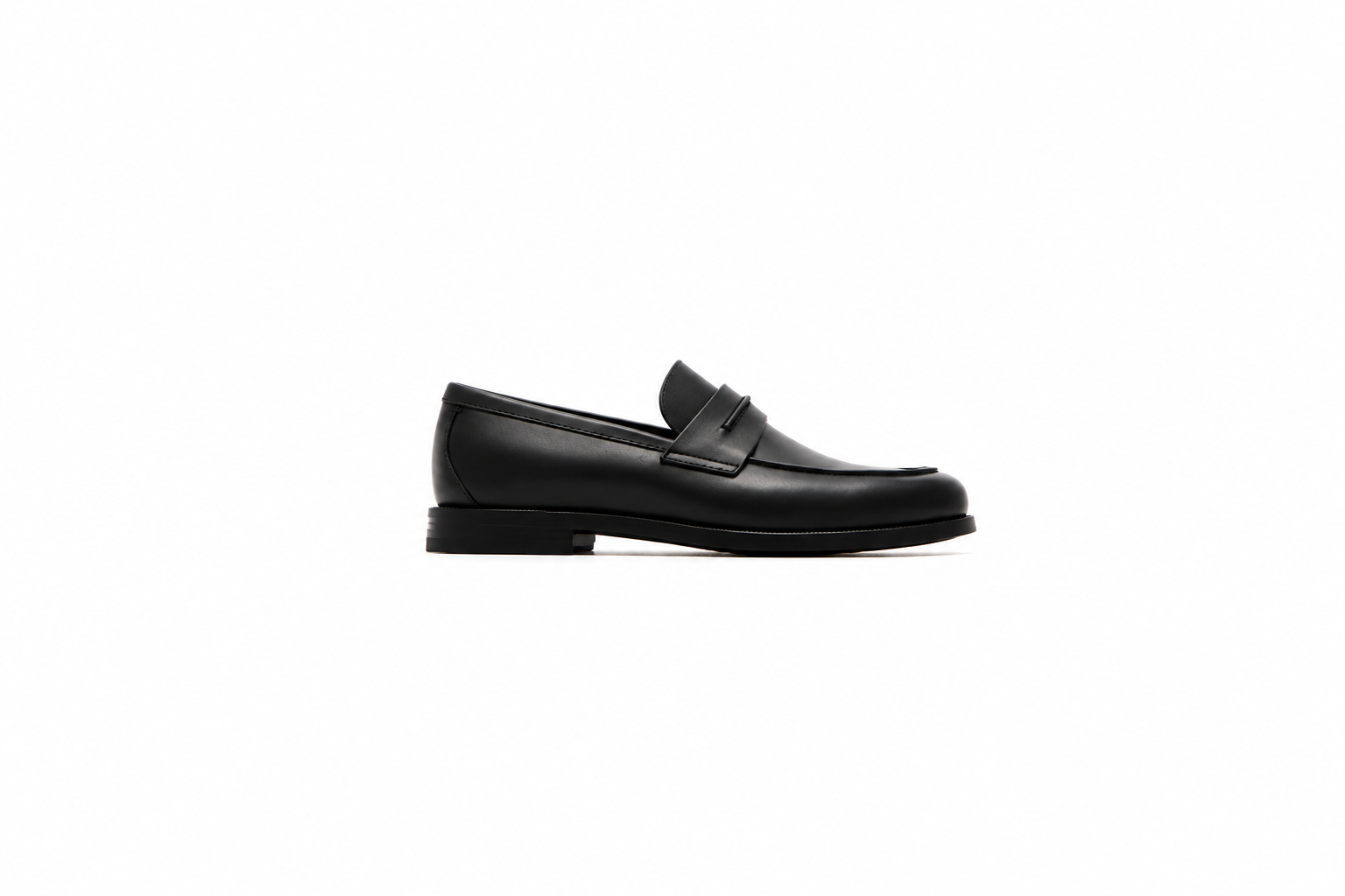 Leather loafers