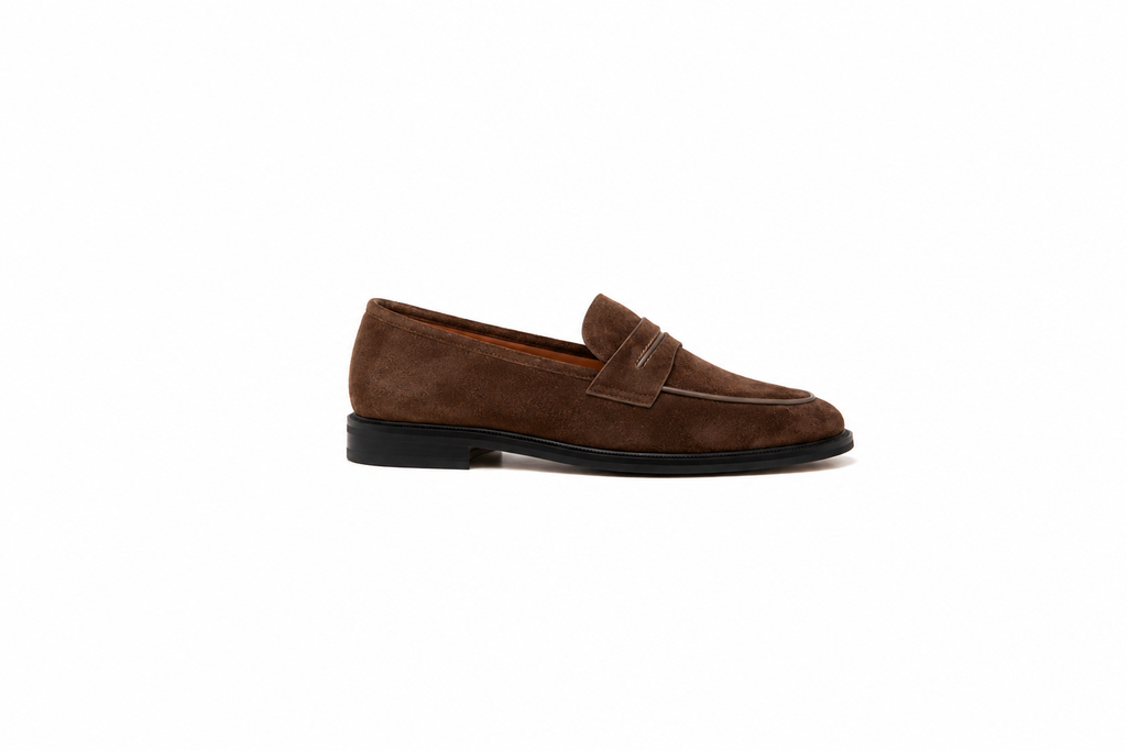 Leather loafers