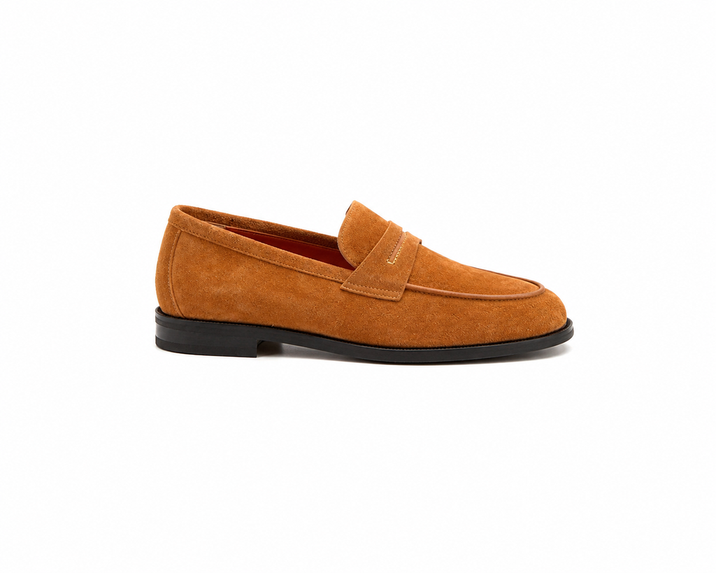 Leather loafers