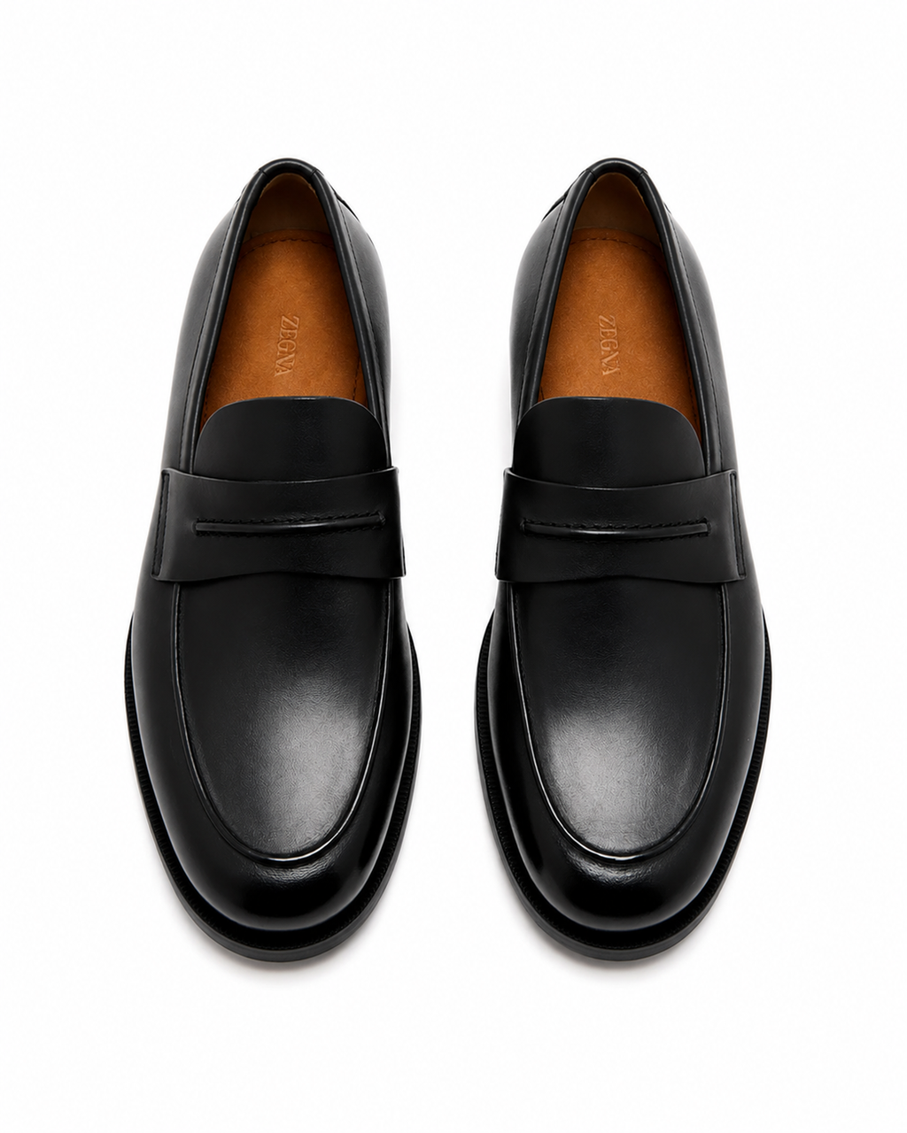 Leather loafers