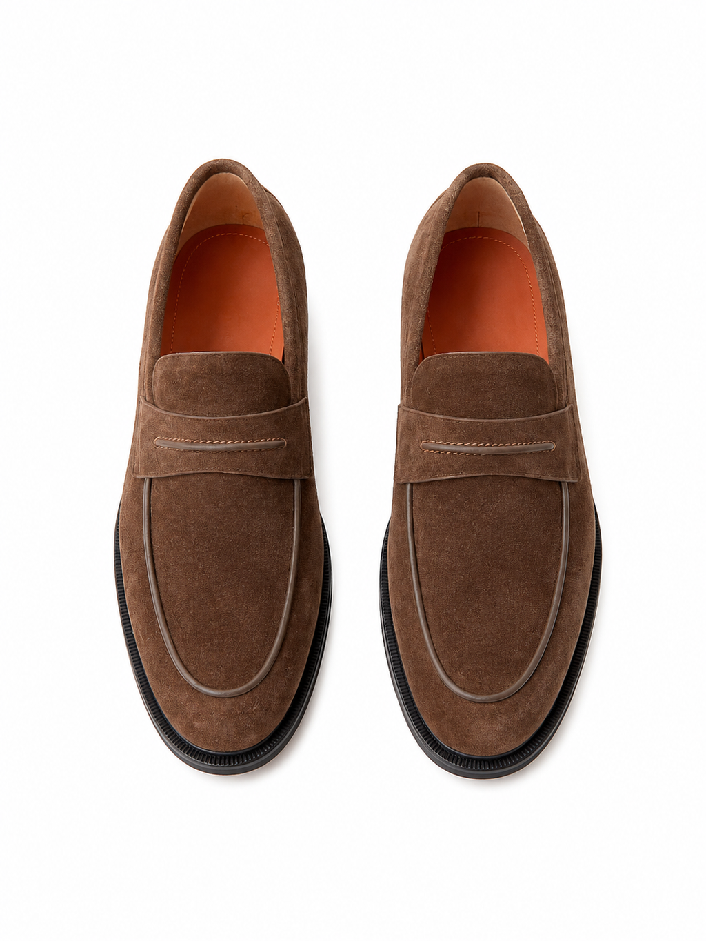Leather loafers