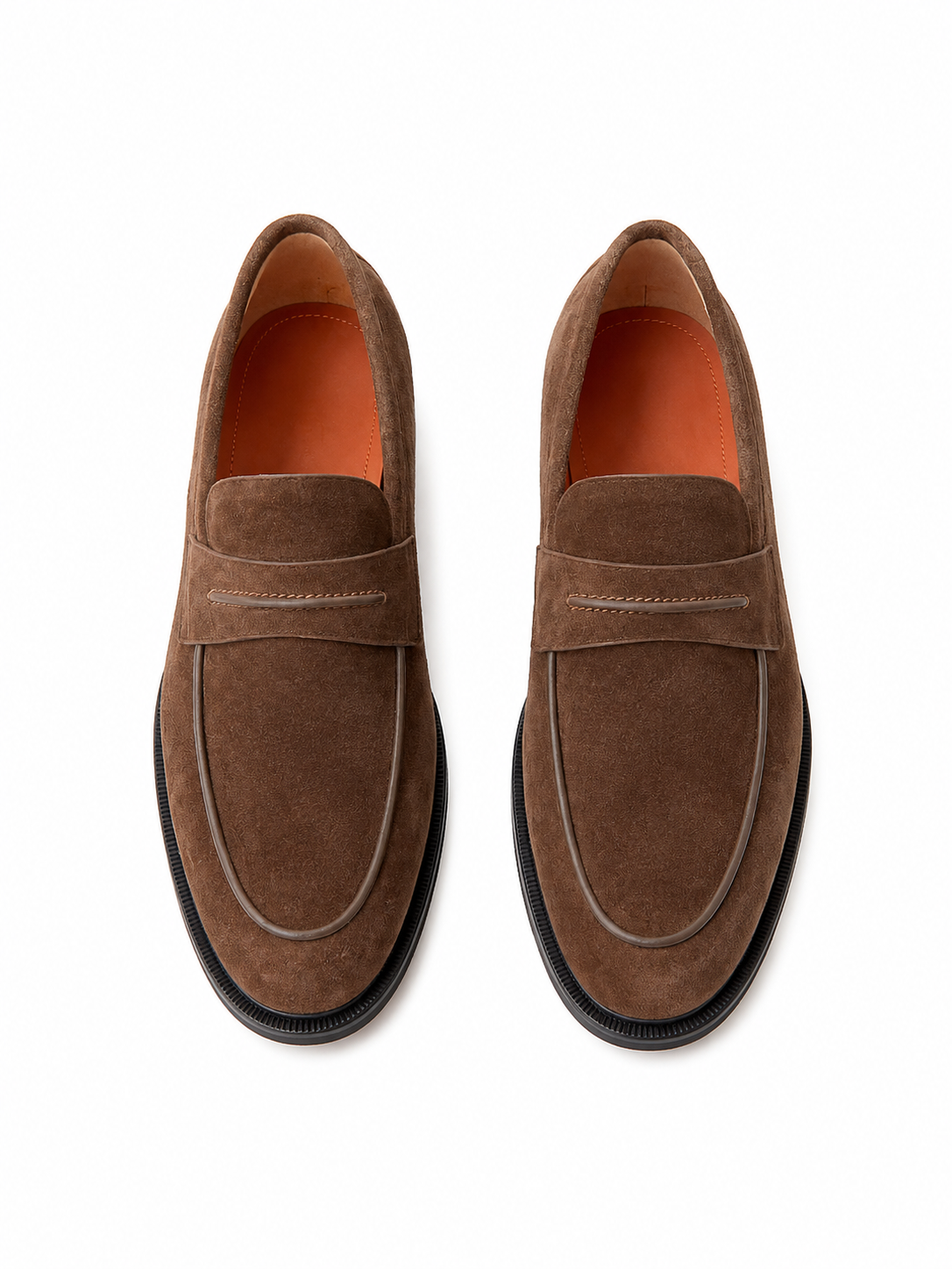 Leather loafers