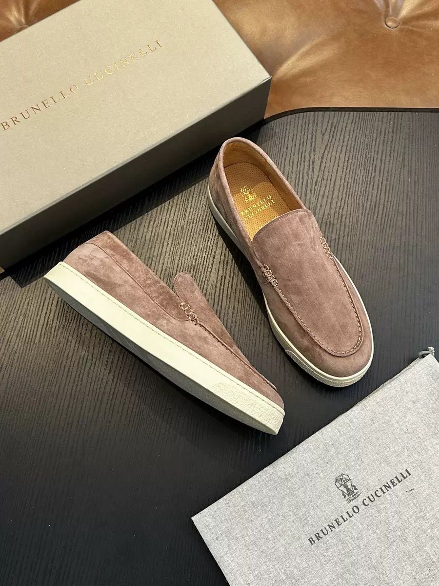 suede loafers